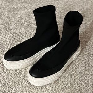 KHAITE ludlow high top sneakers